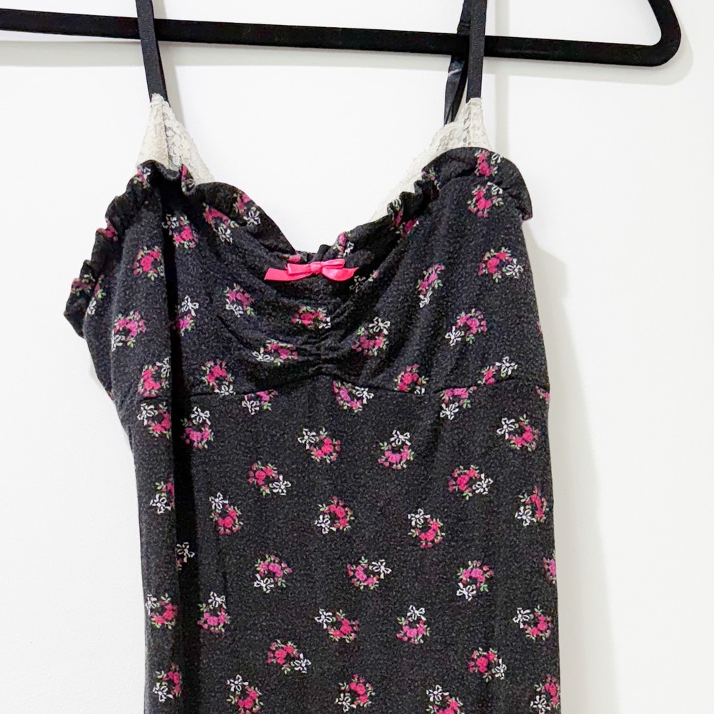 Floral Spaghetti soft slip dress